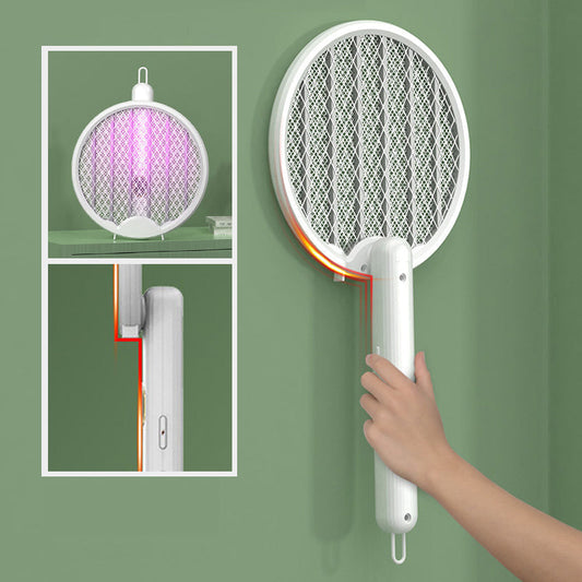 Tête Rotative Raquette Moustique Electrique