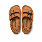 Pellura Brown Kids Cork Sandals