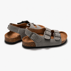Pellura Grey Kids Cork Sandals