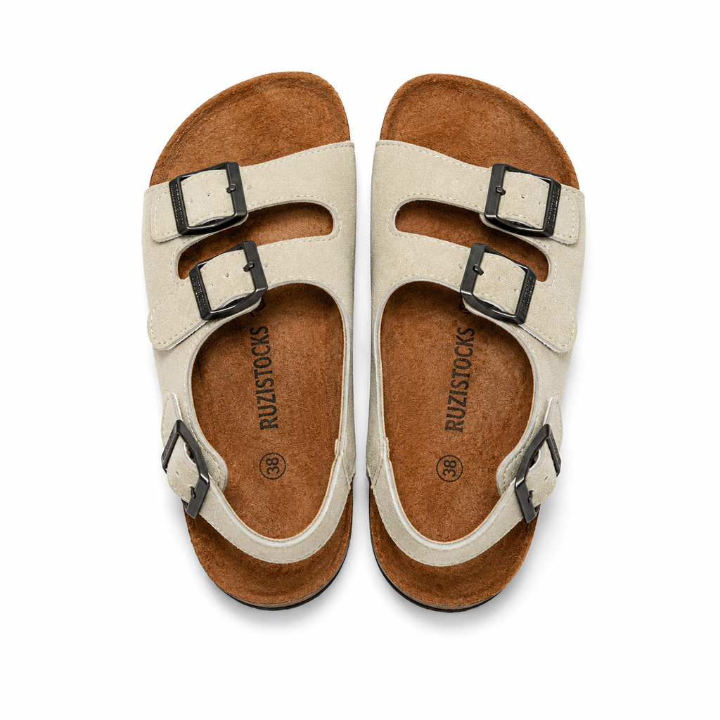 Pellura Apricot Kids Cork Sandals