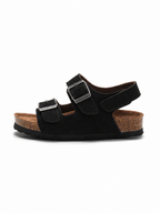 Pellura Black Kids Cork Sandals